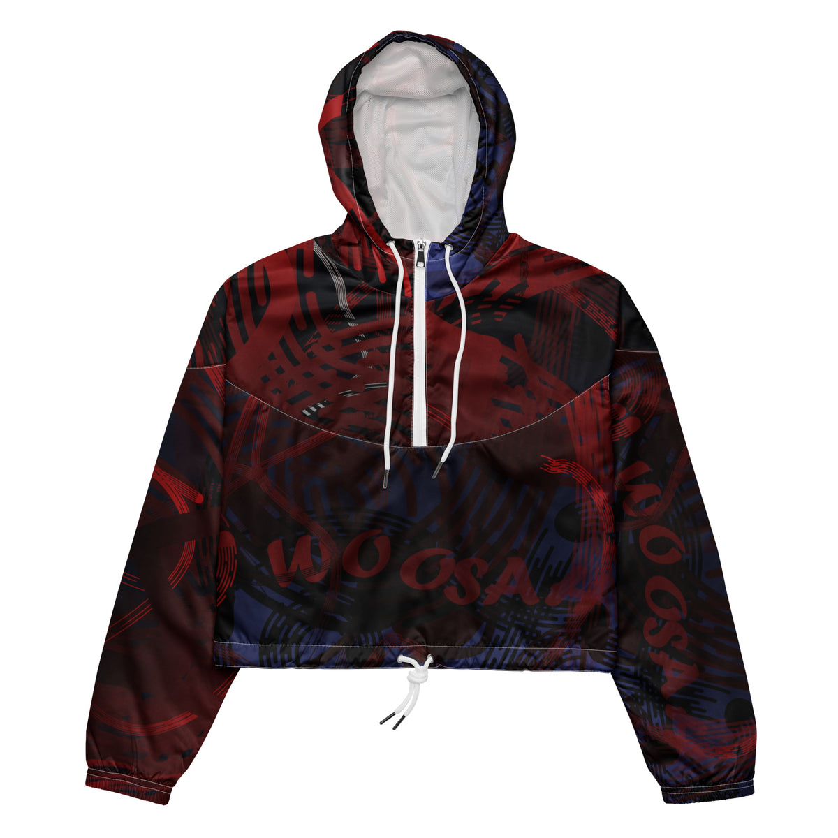 Women's cropped windbreaker – WOOSAH &