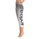 -Grey Scale- Yoga Capri Leggings